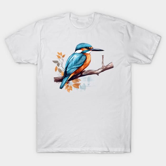 Kingfisher T-Shirt by zooleisurelife